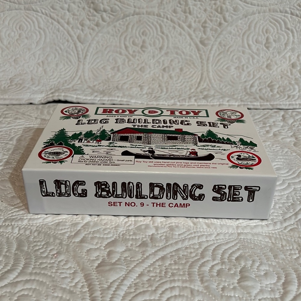 Roy Toy Log Building Set, The Camp, Set No. 9